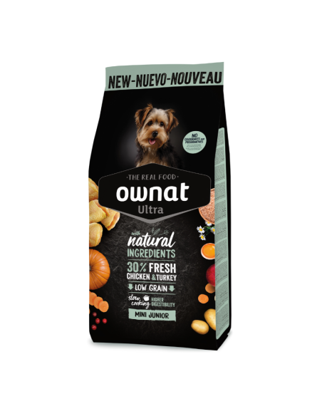 OWNAT Perro ULTRA SUPERPREMIUM MINI JUNIOR 400 gr